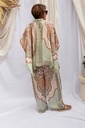 Chemise en soie avec motifs - Vert d'eau — photo 4