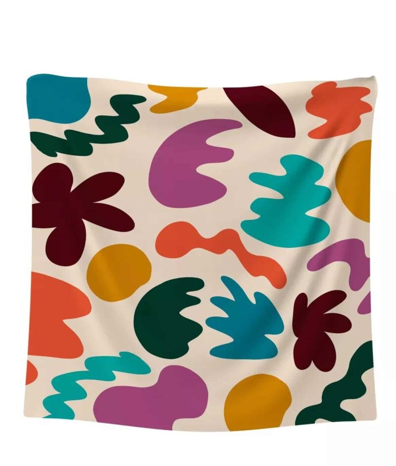 [BANDANA-ARTATTACK-OFFWHITE-50X50] Bandana - Arde - Art Attack - OffWhite