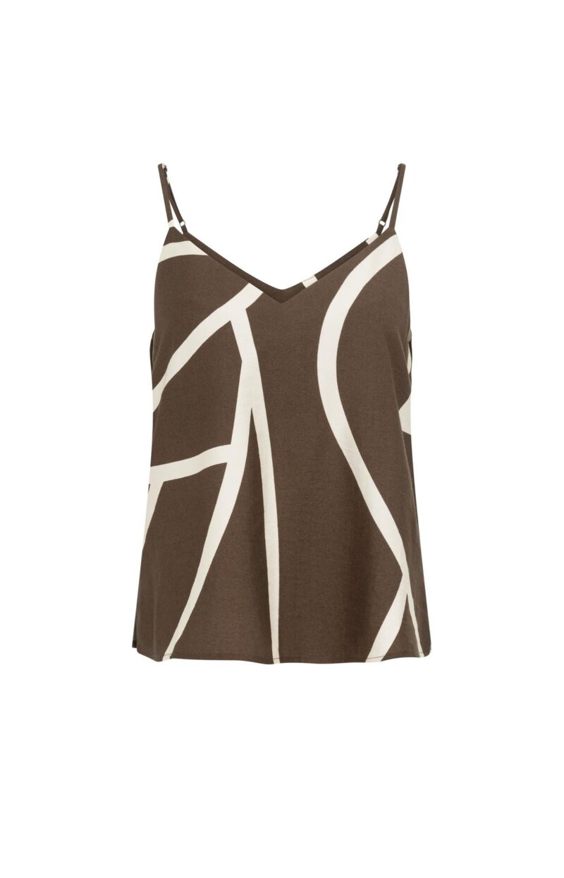Ensemble short et top en éponge - Élia - néon fluo et beige
